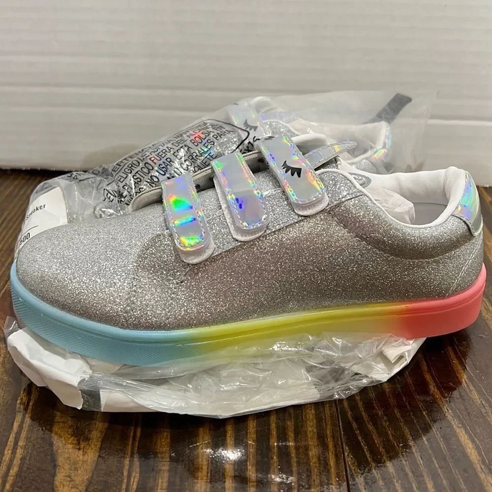 New Fab kids Light Up Unicorn Sneakers